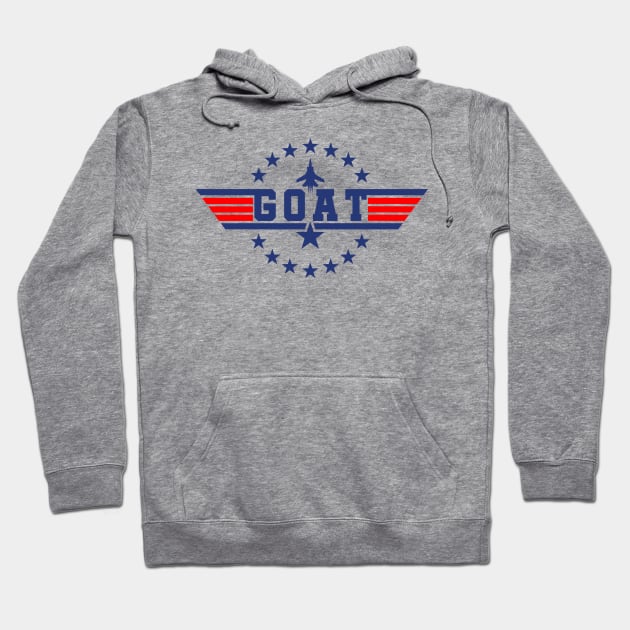 Greatest Of All Time Top Gun Hoodie by Vault Emporium